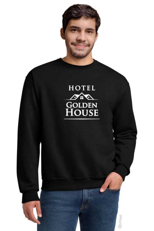 Polera cuello redondo Negro