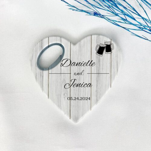 Destapador de Botella Corazón Personalizado | Regalo Original a Color