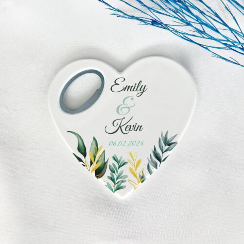 Destapador de Botella Corazón Personalizado | Regalo Original a Color