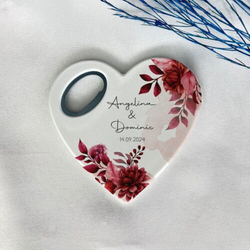Destapador de Botella Corazón Personalizado | Regalo Original a Color